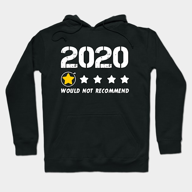 Would Not Recommend 2020 One Star Review Hoodie by potch94